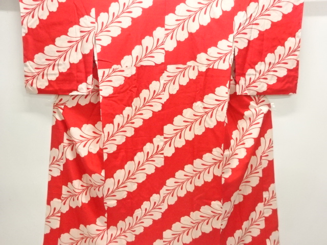 JAPANESE KIMONO / ANTIQUE JUBAN / SILK / DOKKOFUJI PATTERN
